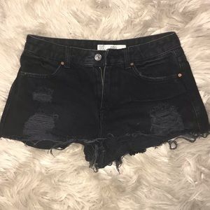 Top shop distressed shorts